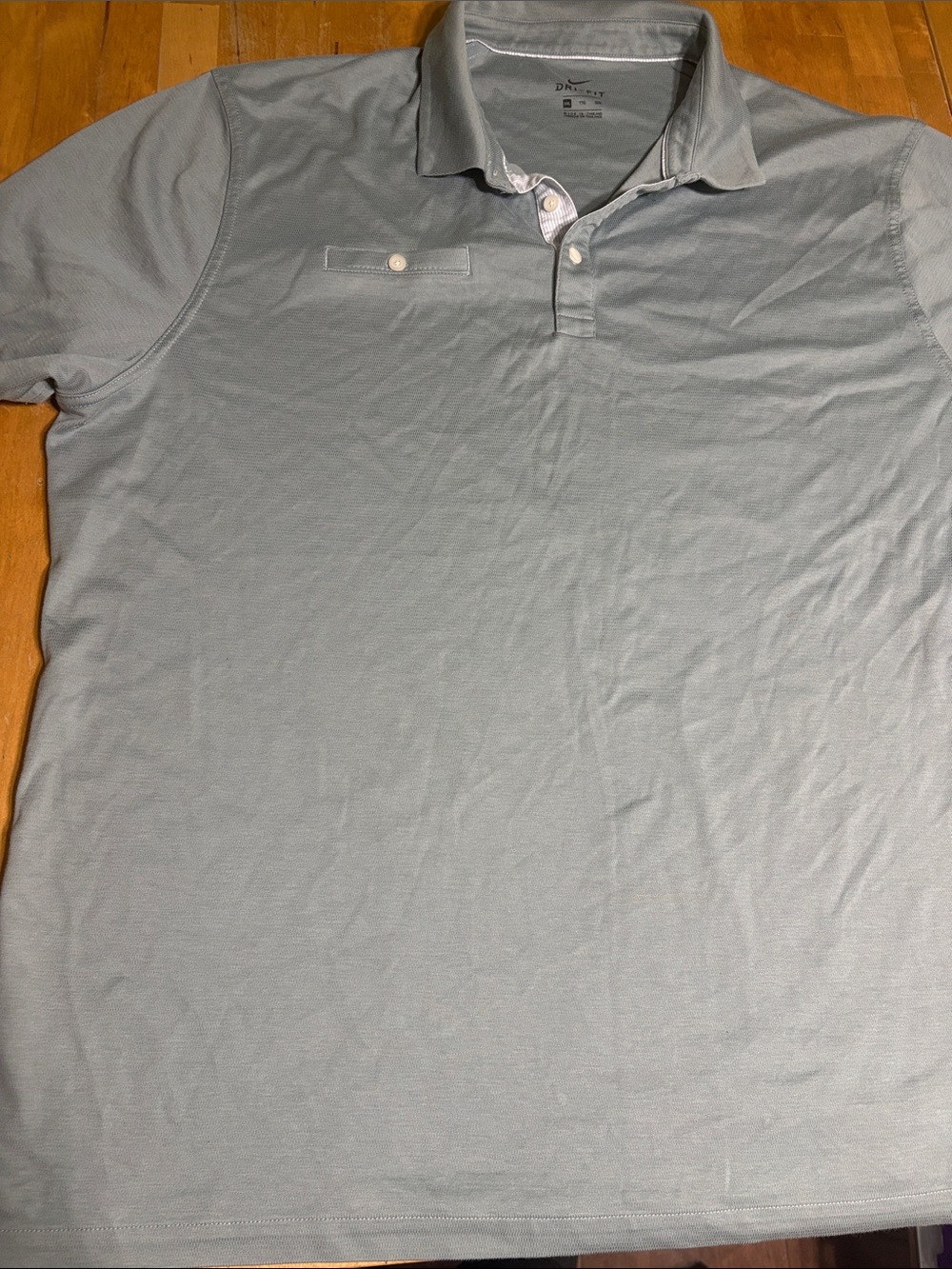 Nike Dri-fit Men’s Gray Short-Sleeve Polo